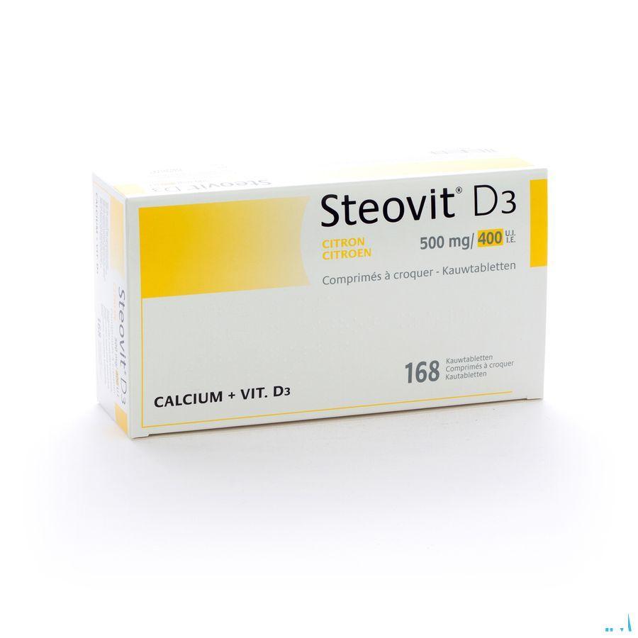 Steovit D3 500 mg/400UI Comprimes 168