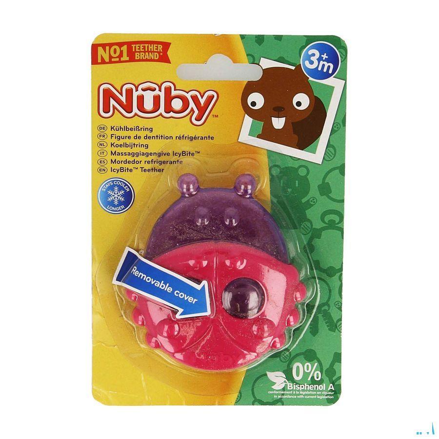 Nuby Koelbijtfiguur Diertjes Met Beschermhoes - 3m +   -  New Valmar