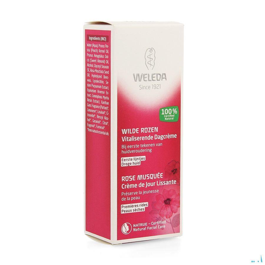 Weleda Wilde Rozen Dagcreme Vitaliserend Tube 30 ml  -  Weleda
