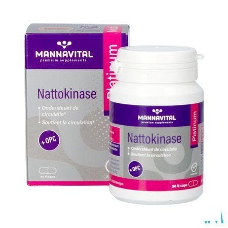 Mannavital Nattokinase Platinum + OPC V-Caps 90