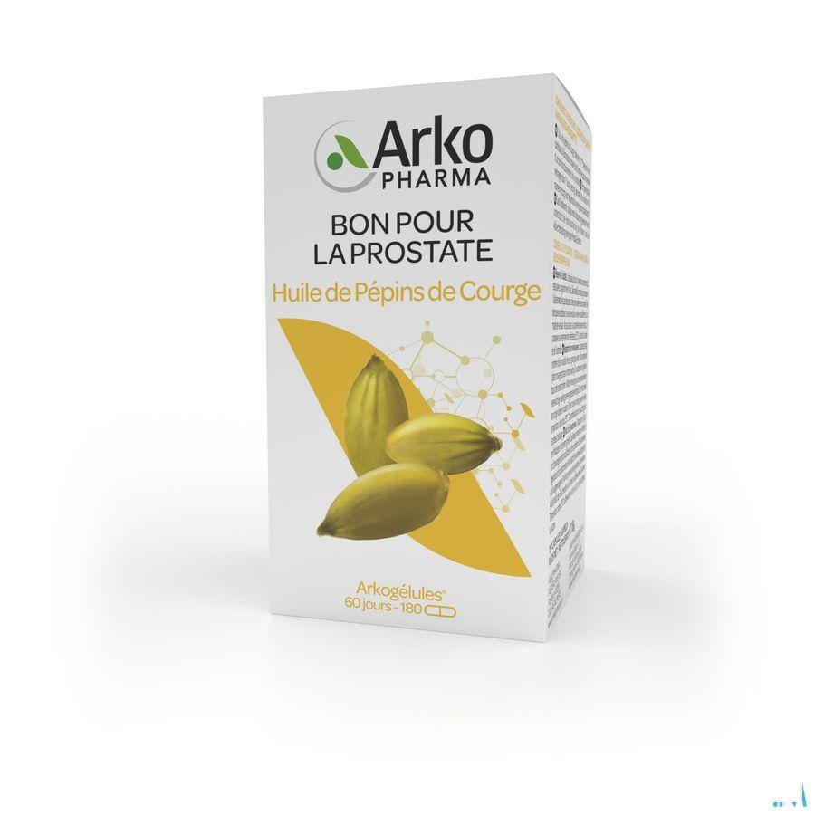 Arkogelules Huile De Pepins De Courge Capsule 180  -  Arkopharma