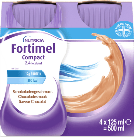 Fortimel Compact 2.4Kcal Chocolade 4 x 125 ml
