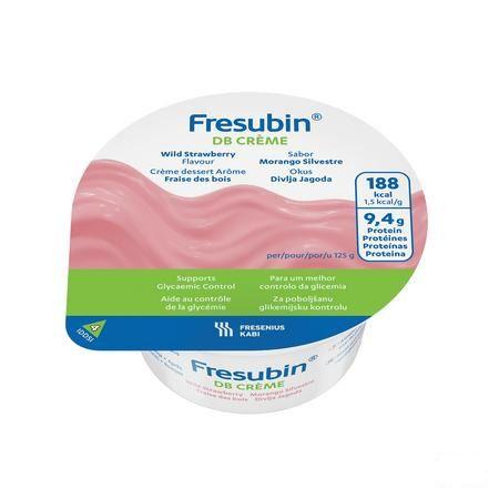 Fresubin Db Creme 125 gr Fraise Des Bois/bosaardbei  -  Fresenius