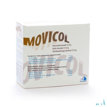 Movicol Chocolade Smaak Zakjes 20 X 13,7g 