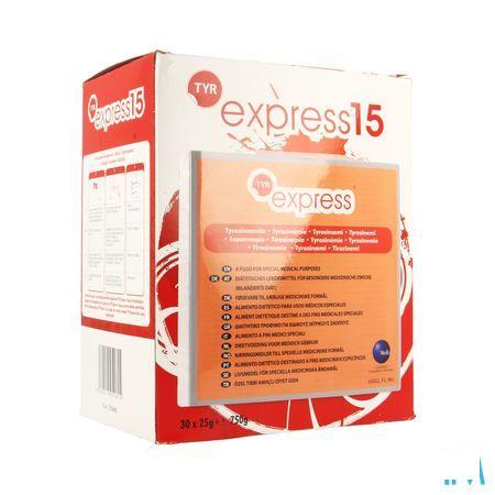 Tyr Express 15 N/aromatise 30x25 gr 