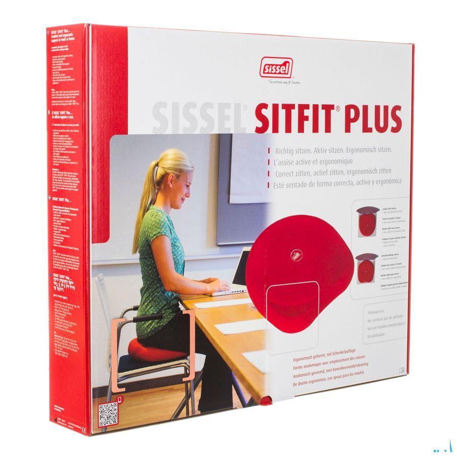 Sissel Sitfit Plus Zitkussen Blauw + Pomp  -  Sissel