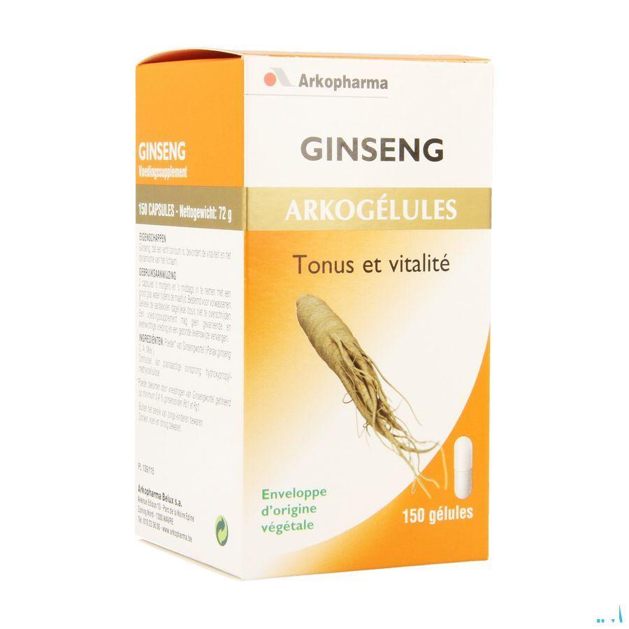 Arkocaps Ginseng Plantaardig 150  -  Arkopharma
