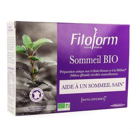 Slaap Ampullen 20x10 ml Fitoform  -  Bioholistic Diffusion