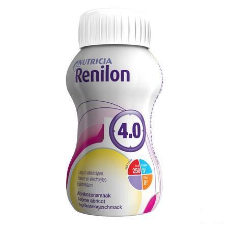 Renilon 4.0 Abrikoos Fles 4x125 ml 570978  -  Nutricia