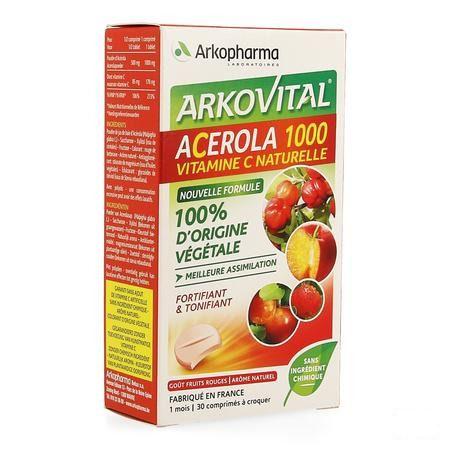 Arkovital Acerola 1000 Tube Tabletten 2x15  -  Arkopharma