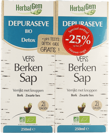 Herbalgem Depuraseve Duo Bio 2x250 ml Nl  -  Herbalgem