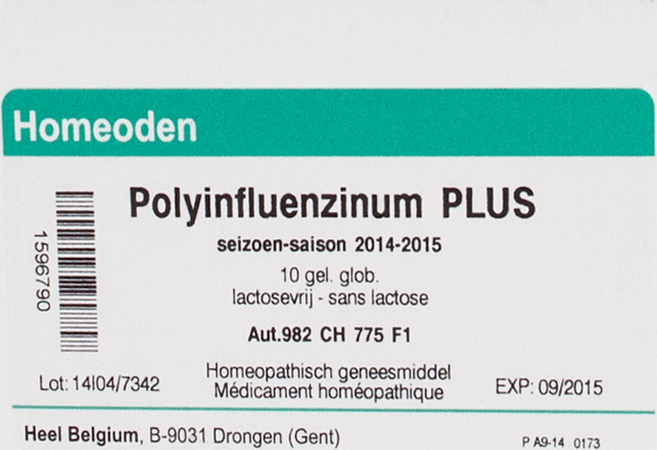Polyinfluenzin. + Gel Glob 10  -  Heel