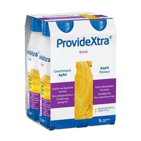 Provide Xtra Drink Pomme Flacon 4x200 ml  -  Fresenius