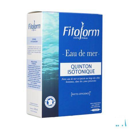 Isotonique Eau De Mer Ampullen 30x10 ml Fitoform  -  Bioholistic Diffusion