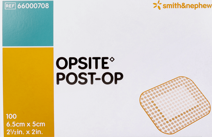 Opsite Post Op N 6,5cmx 5,0cm 100 66000708  -  Smith Nephew
