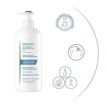 Ducray Sensinol Lich.melk Fysiobesch.kalmeren400 ml