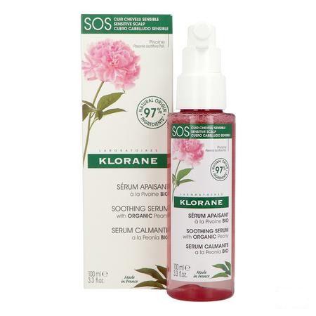 Klorane Capilaire Sos Serum Pioenroos Bio 100 ml