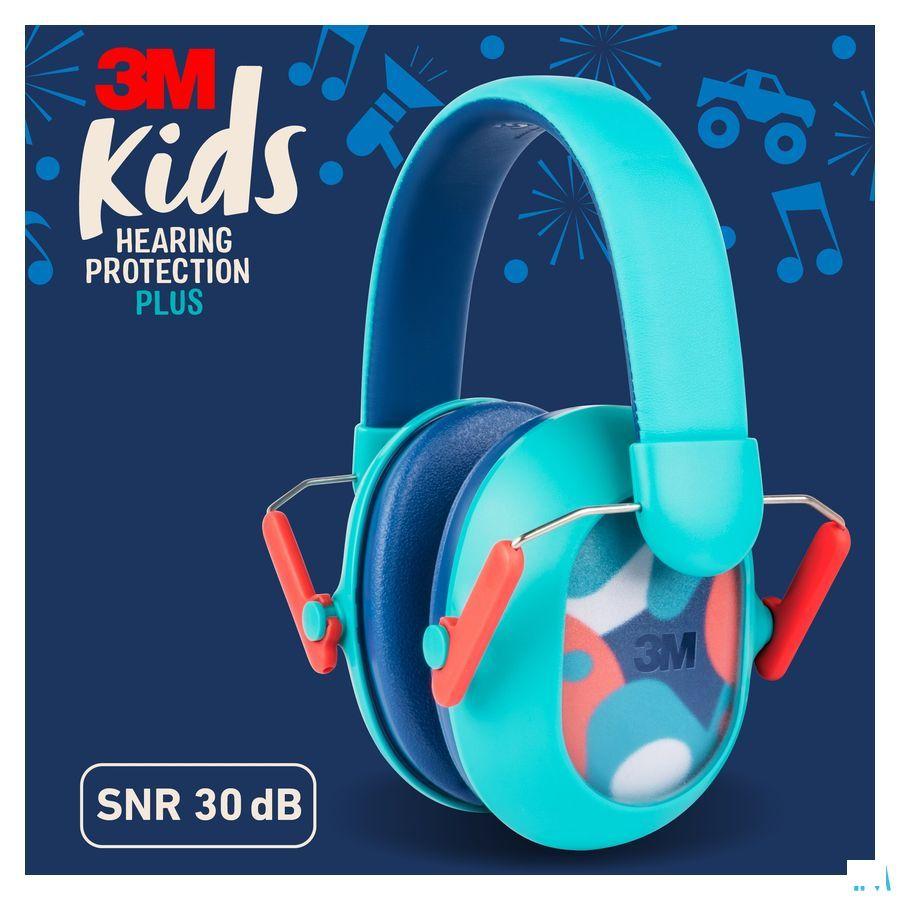 3M Kids Plus Gehoorbesch. Oorkap Kind Groenblauw