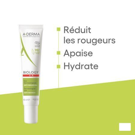 Aderma Biology Soin Dermatologique Anti Rougeurs 40 ml  -  Aderma
