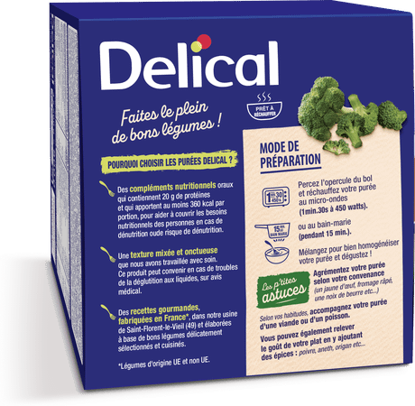 Delical Puree Brocolis Hphc 4 x 200 gr