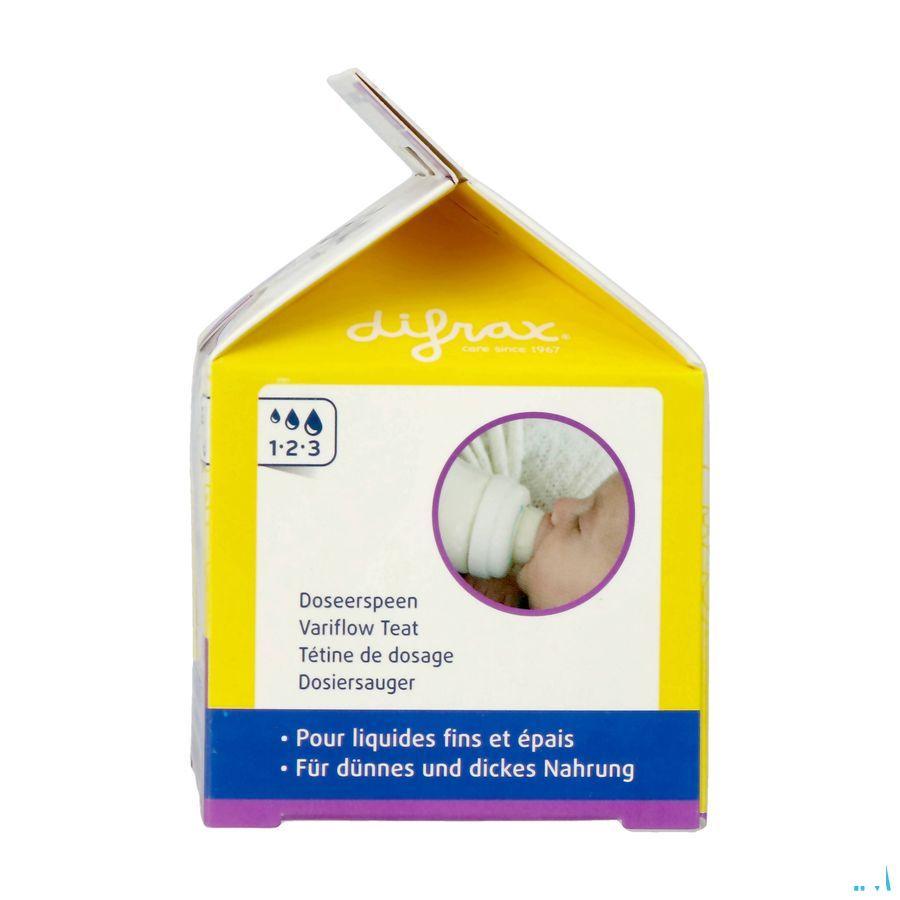 Difrax Flessenspeen Natural Wide 1-2-3 677  -  Difrax