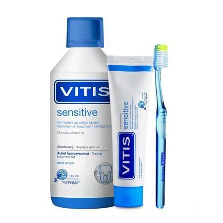 Vitis Sensitive Mondspoelmiddel 500 ml  -  Dentaid