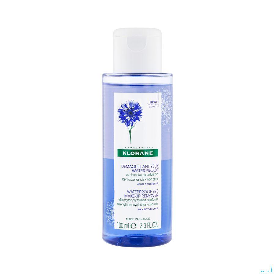 Klorane Bleuet Demaquillant Waterproof Flacon 100 ml