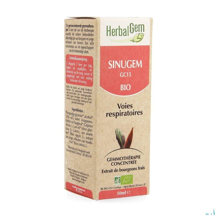 Herbalgem Sinugem Complex Voies Respir. Gouttes 50 ml  -  Herbalgem