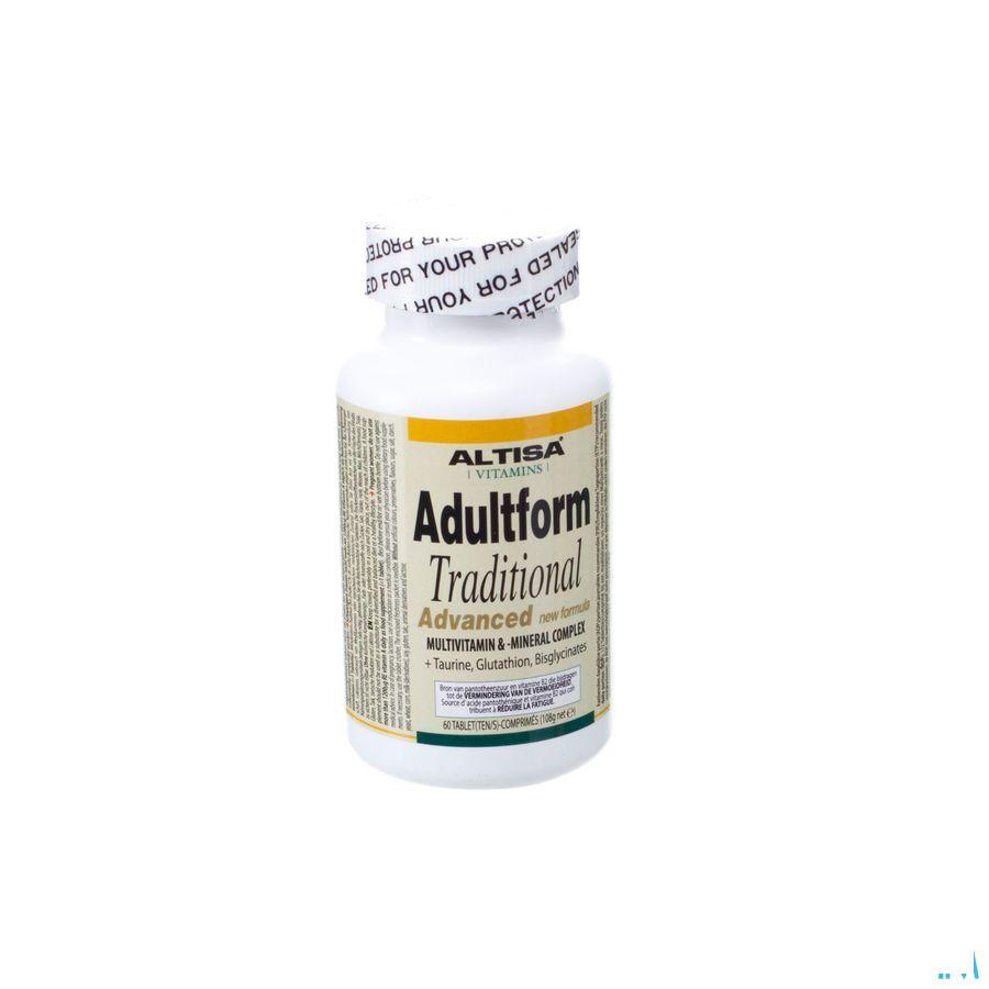 Altisa Adultform Tradtional Complex Advanced Comprimes 60  -  Dieximport