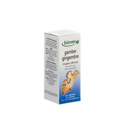 Gingembre Huile Essentielle Bio 10 ml  -  Biover