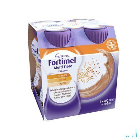 Fortimel Multifiber 1.5Kcal Chocolade 4 x 200 ml