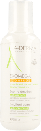Aderma Exomega Control Baume Emollient Tube 400 ml  -  Aderma