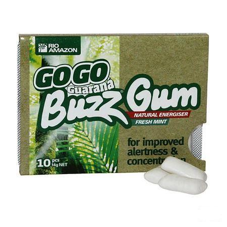 Buzz Gum Gogo Guarana Gomme A Macher sans sucre 10