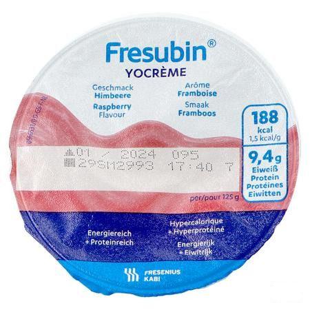 Fresubin Yocreme Framboise 4x125 gr 7120701  -  Fresenius