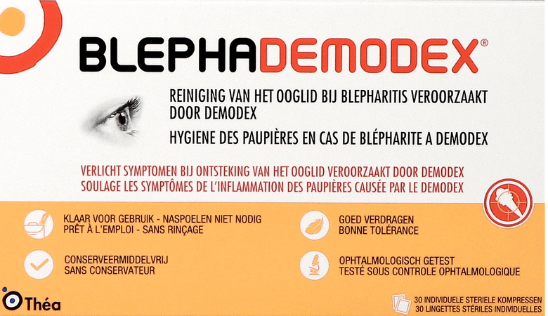 Blephademodex Reinigende Oogkompressen 30 