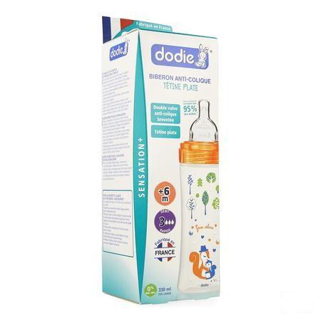 Dodie Biberon Sensation + Orange Foret + 6m 330 ml