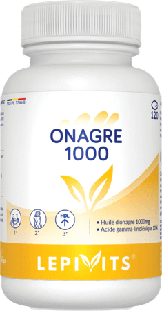 Lepivits Huile Onagre 1000Mg Caps 120