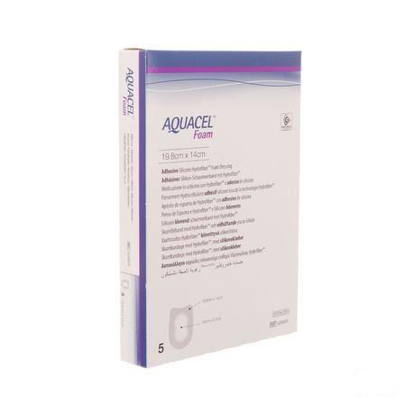 Aquacel Pansement Mousse Adh Hydrof.Talon19,8X14,0Cm 5