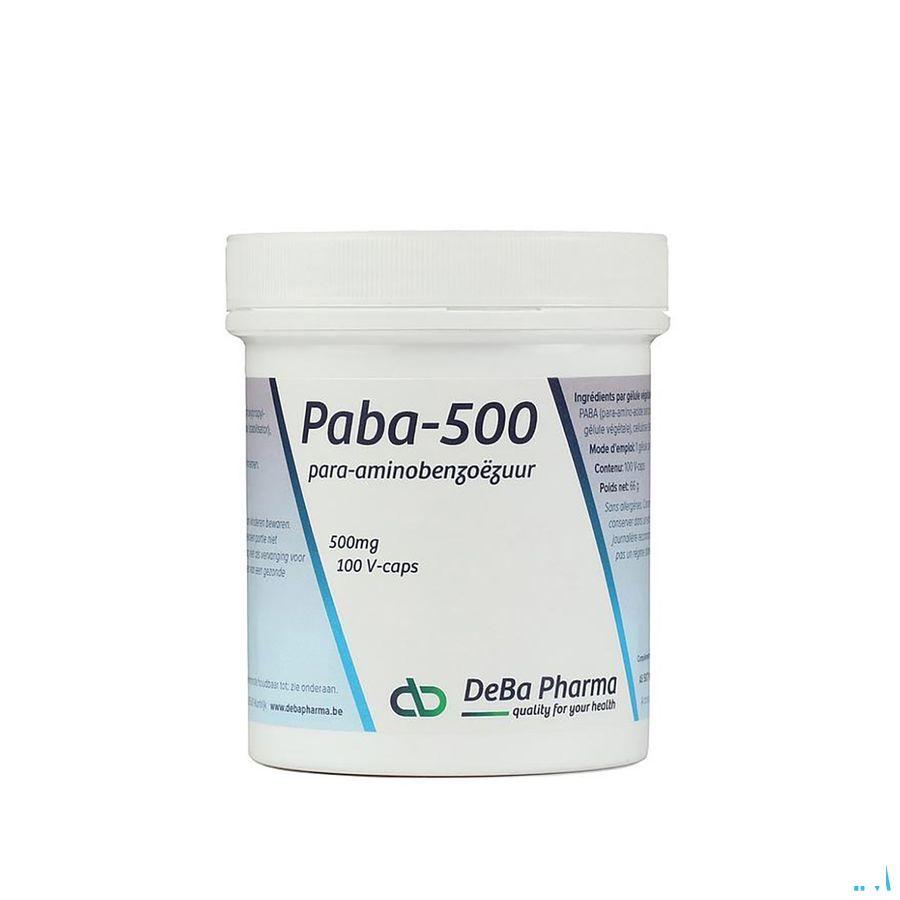 Paba Capsule 100x500 mg  -  Deba Pharma