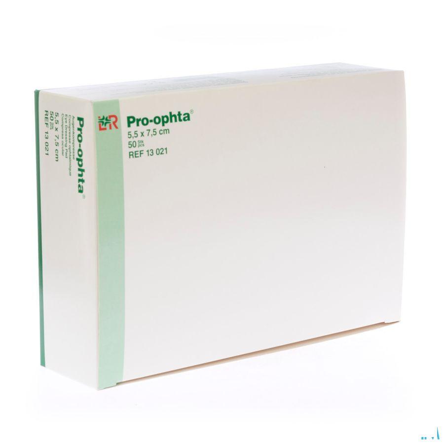 Pro-Ophta Oogkompres 5,5X7,5Cm 50 13021  -  Lohmann & Rauscher