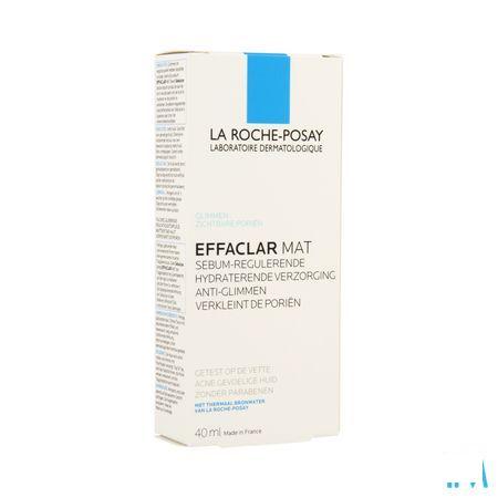 Effaclar Mat Hydra Sebo-regulat. sans parab. 40 ml  -  La Roche-Posay