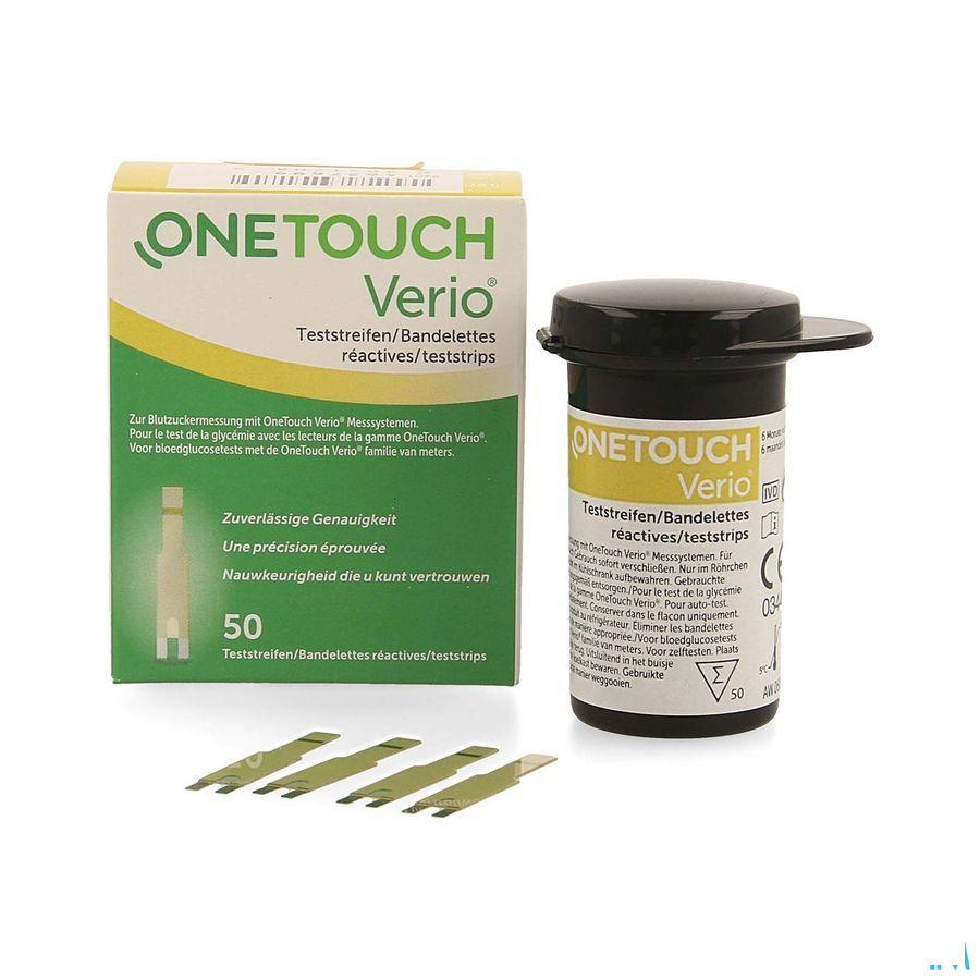 Onetouch Verio Teststrips (50)  -  Lifescan