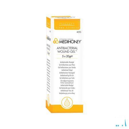 Medihoney Wondgel Anti bacteriel Tube 5x20 gr