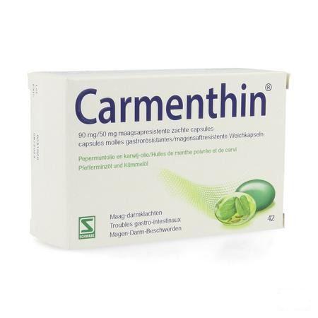 Carmenthin 90 mg/50 mg Maagsapresist. Zachte Caps 42  -  Vsm