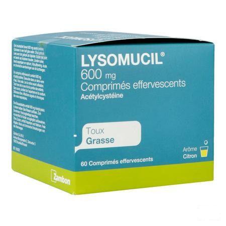 Lysomucil Bruistabl. 600 mg 60