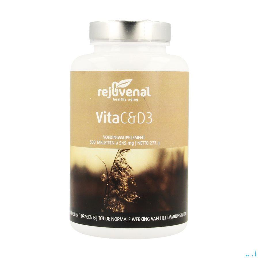 Vita C & D3 Rejuvenal Tabletten 500x454 mg  -  Euro Promo Consult