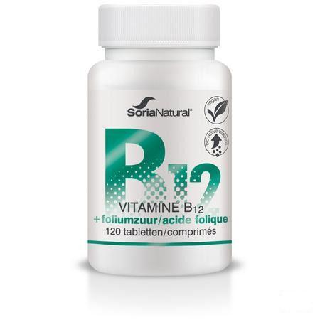 Soria Vitamine B12+Foliumzuur Tabl 120