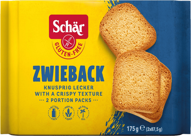 Schar Zwieback Beschuiten 175 gr  -  Revogan
