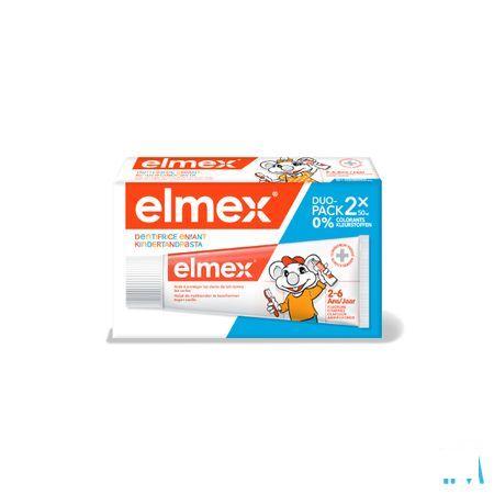 Elmex Dentifrice Enfant 2-6 Ans 2X50 ml