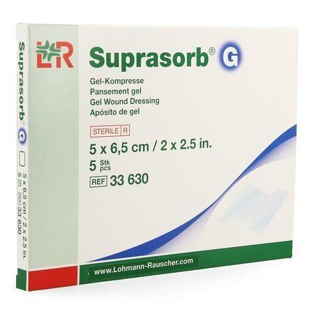 Suprasorb G Kompres 5x6,5cm 5 33630  -  Lohmann & Rauscher